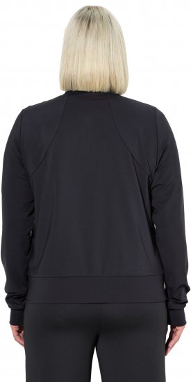 Ulla Popken Quick Drying College Collar Sweatshirt Black - Sviitrid ja dressipluusid - 