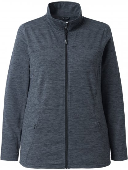 Ulla Popken Quick Drying Zip Up Sweatshirt Black - Sviitrid ja dressipluusid - 