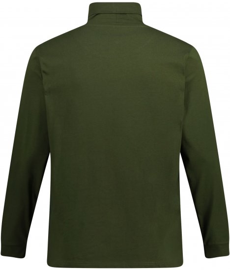 JP1880 Turtleneck Sweatshirt Green - Sviitrid ja dressipluusid - Meeste suured kapuutsiga jakid suurustes 2XL – 14XL