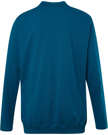 JP1880 Polo Shirt Long Sleeve Blue - Polosärgid - Meeste suured polosärgid 2XL – 8XL