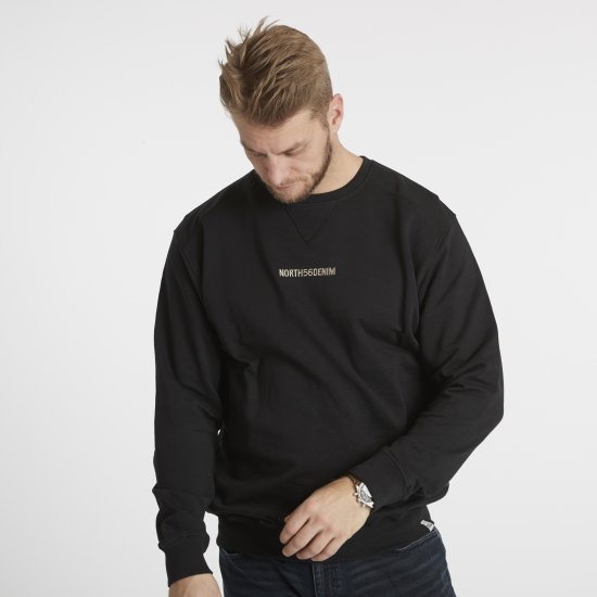 North Latitude Denim Logo Sweatshirt Black TALL - TALL dressipluusid - 