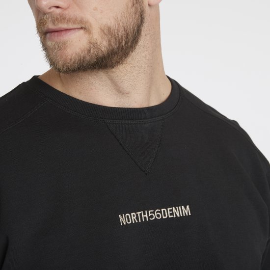 North Latitude Denim Logo Sweatshirt Black TALL - TALL dressipluusid - 