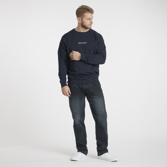 North Latitude Denim Logo Sweatshirt Navy Blue TALL - TALL dressipluusid - 