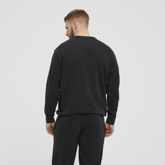 North Latitude Denim Crew Neck Sweatshirt Black TALL - TALL dressipluusid - 