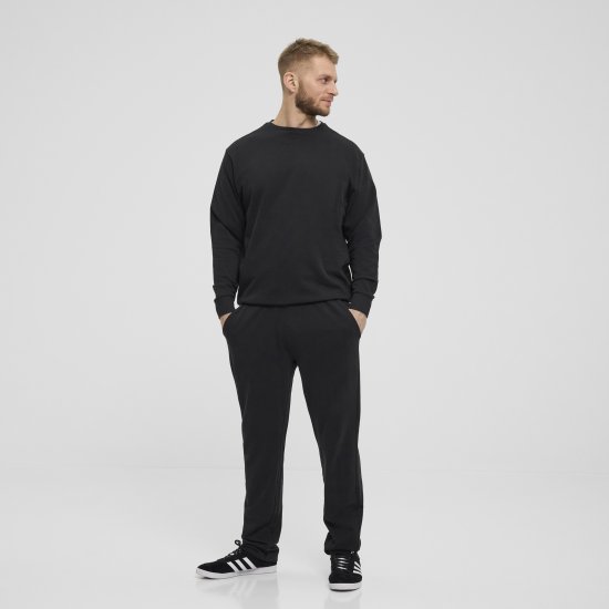 North Latitude Denim Crew Neck Sweatshirt Black TALL - TALL dressipluusid - 