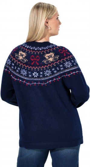 Ulla Popken Norwegian Style Christmas Sweater Blue - Sviitrid ja dressipluusid - 