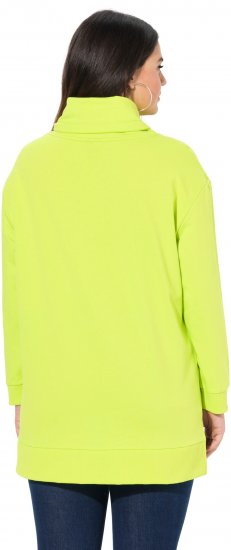 Ulla Popken Embossed Letter Sweatshirt Lime - Sviitrid ja dressipluusid - 