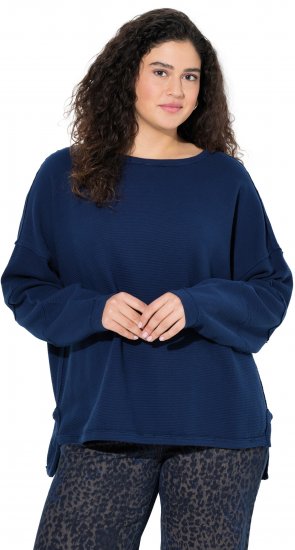 Ulla Popken Inverted Seam Long Sleeve Sweatshirt Navy - Sviitrid ja dressipluusid - 