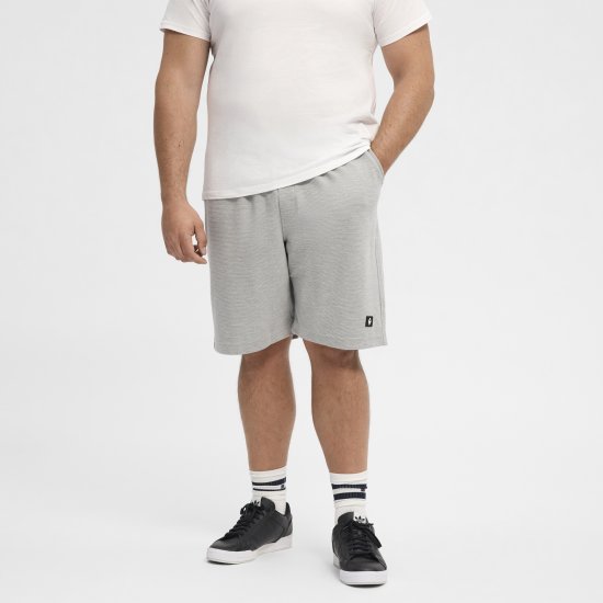 North Latitude Ottoman Sweatshorts Mid Grey - Dressipüksid ja -šortsid - Spordipüksid ja Lühikesed Spordipüksid
