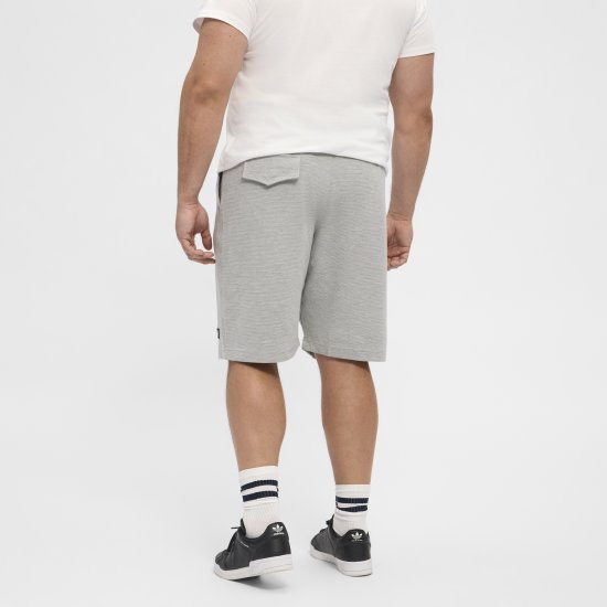 North Latitude Ottoman Sweatshorts Mid Grey - Dressipüksid ja -šortsid - Spordipüksid ja Lühikesed Spordipüksid
