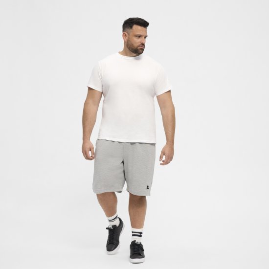 North Latitude Ottoman Sweatshorts Mid Grey - Dressipüksid ja -šortsid - Spordipüksid ja Lühikesed Spordipüksid