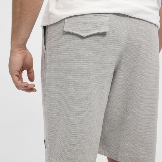 North Latitude Ottoman Sweatshorts Mid Grey - Dressipüksid ja -šortsid - Spordipüksid ja Lühikesed Spordipüksid