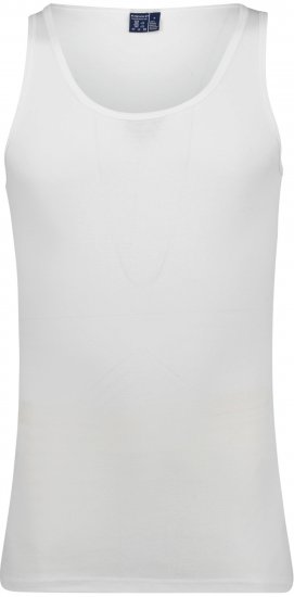 Adamo 320116 Fine Rib Undershirt White - Alussärgid - 