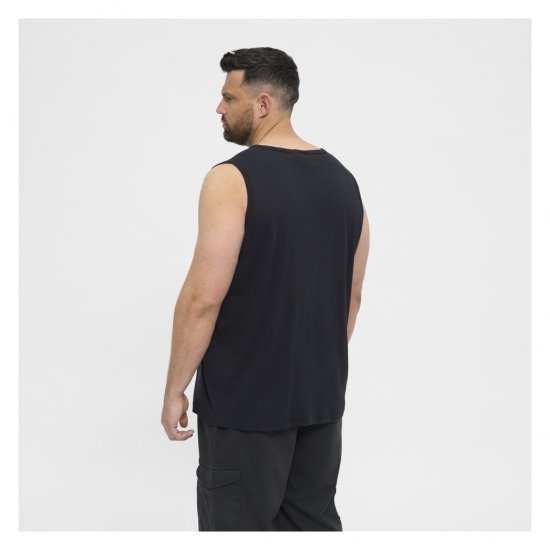North Latitude Tanktop Black - Varrukateta T-särgid/maikad - Meeste varrukateta t-särk suured suurused