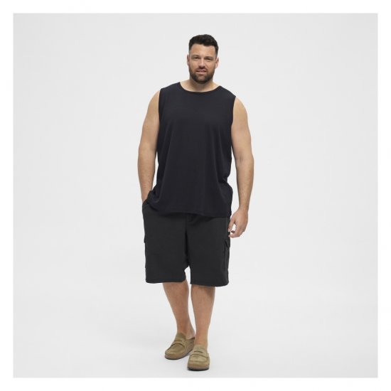 North Latitude Tanktop Black - Varrukateta T-särgid/maikad - Meeste varrukateta t-särk suured suurused