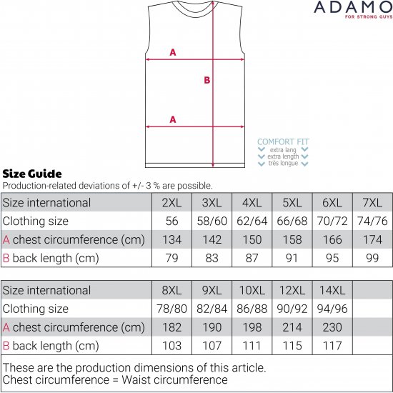 Adamo Motiv Florida Tank Top Black - Varrukateta T-särgid/maikad - Meeste varrukateta t-särk suured suurused