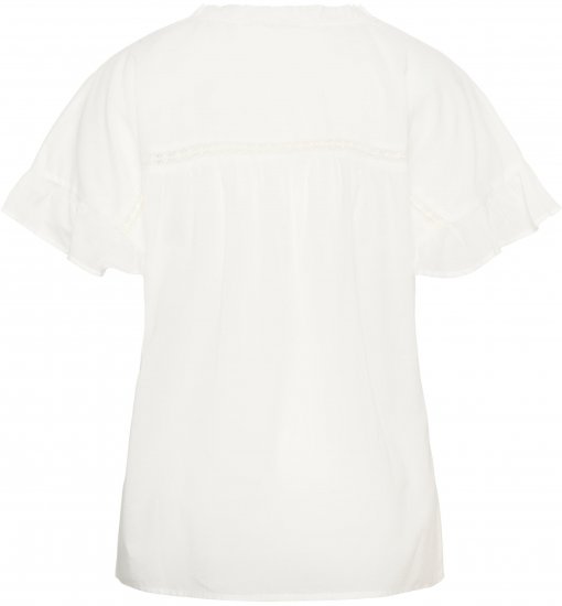 Kaffe Curve Valeria Top Chalk - Topid - 