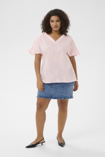 Kaffe Curve Valeria Top Ballerina Pink - Särgid ja topid - 