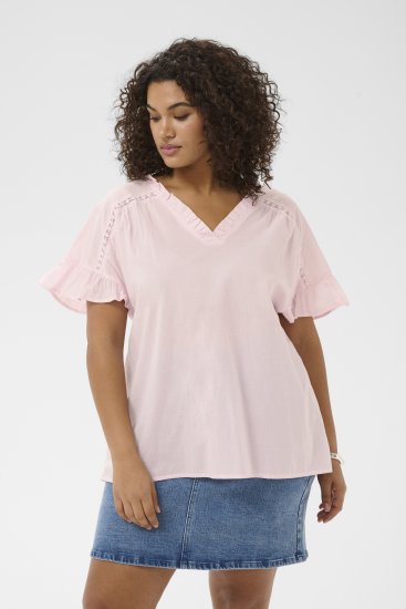 Kaffe Curve Valeria Top Ballerina Pink - Särgid ja topid - 
