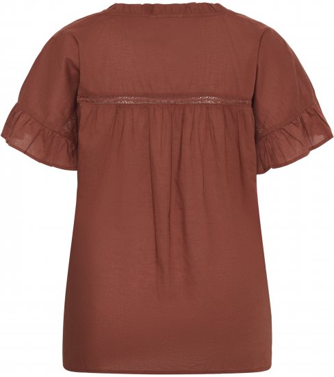 Kaffe Curve Valeria Top Henna Brown - Särgid ja topid - 