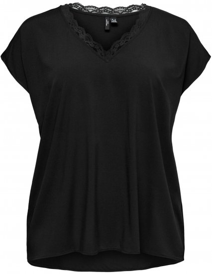 Vero Moda Bella Lace Top Black - Topid - 