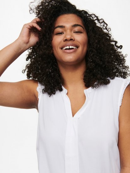 Only Carmakoma Mumi Top White - Topid - 