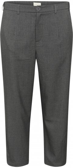 Kaffe Curve Merla Püksid Dark Grey Melange - Teksad & Püksid Suuremates Suurustes – Plus Size - 