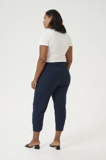 Kaffe Curve Merla Püksid Kesköö meresinine - Teksad & Püksid Suuremates Suurustes – Plus Size - 