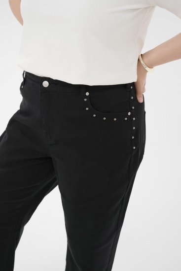 Kaffe Curve Brenn Barrel Twill Jeans Washed Black - Teksapüksid - 