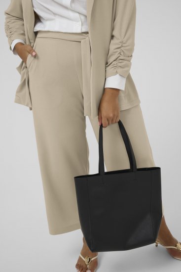 Kaffe Curve Pheolo Cropped Pants Feather Grey - Kangapüksid - 