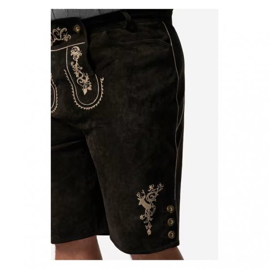 Men Plus Leather Trousers Dark Brown - Pidulikud rõivad - Pidulikud rõivad – Tähistamiseks Stiilselt ja Mugavalt