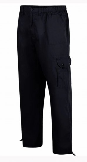 Espionage TR048 Cargo Trousers Black - Kargopüksid meestele suurtes suurustes - Kargopüksid meestele suurtes suurustes