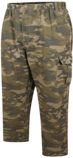 Espionage TR054 Camoflage Trousers Green - Kargopüksid meestele suurtes suurustes - Kargopüksid meestele suurtes suurustes