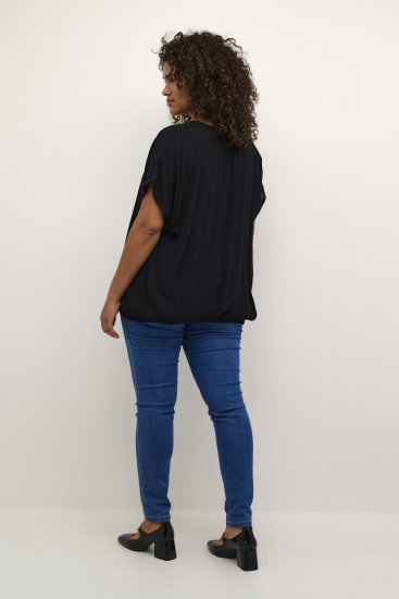 Kaffe Curve Ami Stanley Lühikeste varrukatega Sügavmust - T-särgid - 