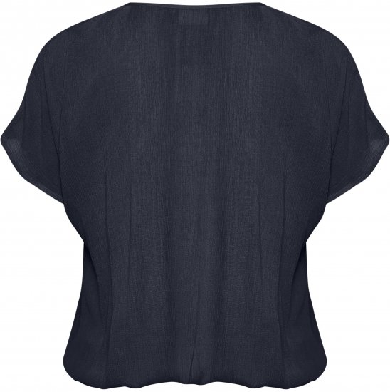 Kaffe Curve Ami Stanley Lühikeste varrukatega Kesköö meresinine - T-särgid - 