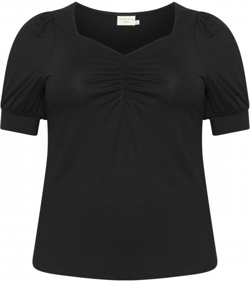 Kaffe Curve Sissy T-särk Sügavmust - T-särgid - 