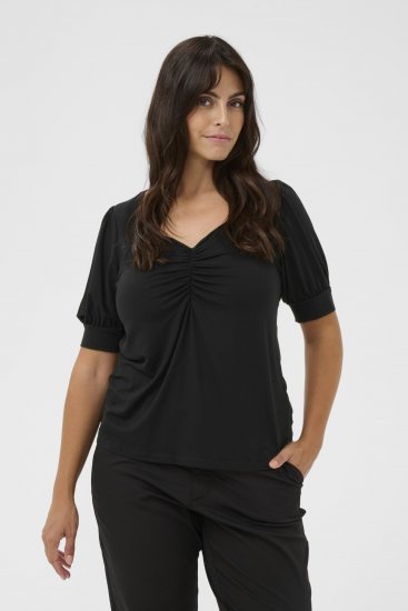 Kaffe Curve Sissy T-särk Sügavmust - T-särgid - 