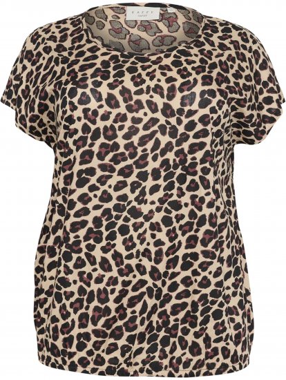 Kaffe Curve Sonna Stanley Top Leopardimuster - T-särgid - 