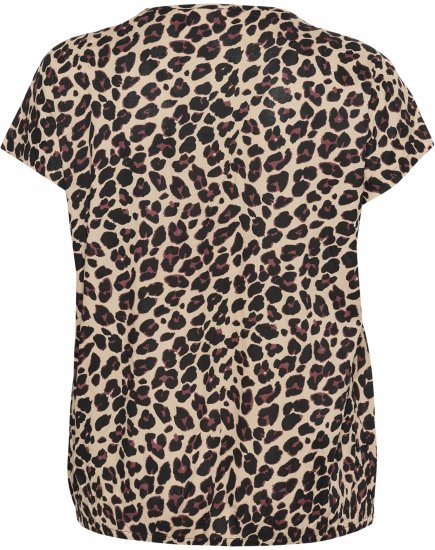 Kaffe Curve Sonna Stanley Top Leopardimuster - T-särgid - 