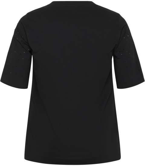 Kaffe Curve Phoelina T-Shirt Black - T-särgid - 