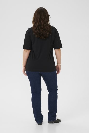 Kaffe Curve Phoelina T-Shirt Black - T-särgid - 