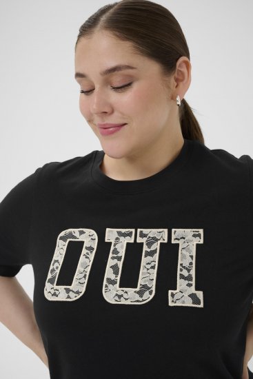 Kaffe Curve Lucie T-Shirt Black - T-särgid - 