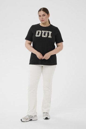 Kaffe Curve Lucie T-Shirt Black - T-särgid - 