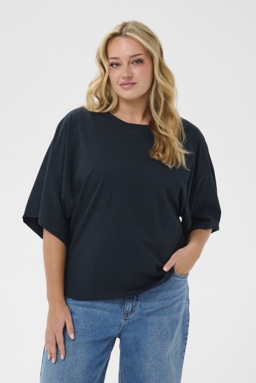 Kaffe Curve Stormi T-Shirt Navy - T-särgid - 