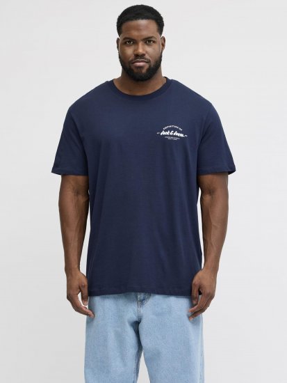 Jack & Jones Brandon T-Shirt Blue - T-särgid - Suured T-särgid 2XL – 14XL