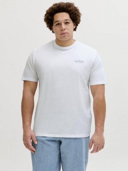 Jack & Jones Archive T-särk Valge - T-särgid - Suured T-särgid 2XL – 14XL