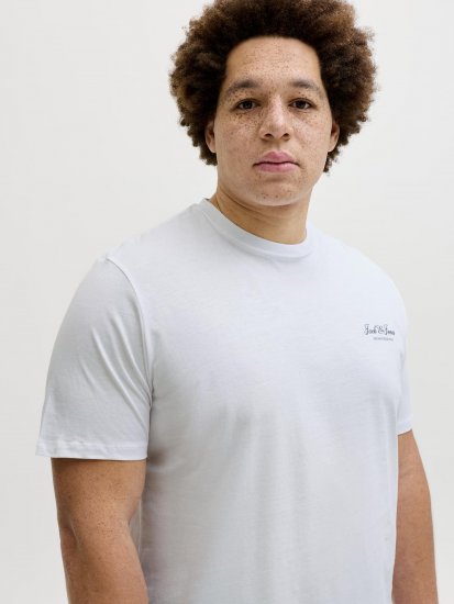 Jack & Jones Archive T-särk Valge - T-särgid - Suured T-särgid 2XL – 14XL