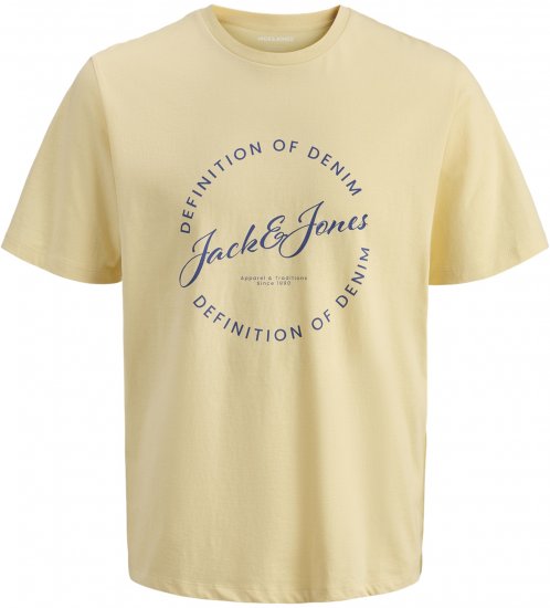 Jack & Jones Grayson T-särk Kollane - T-särgid - Suured T-särgid 2XL – 14XL