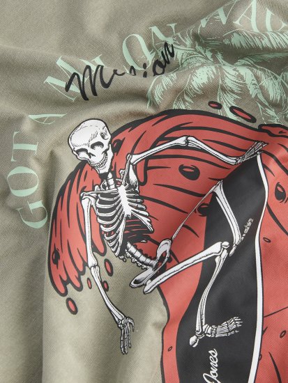 Jack & Jones King Crew Neck T-Shirt Grey - T-särgid pildiga - 