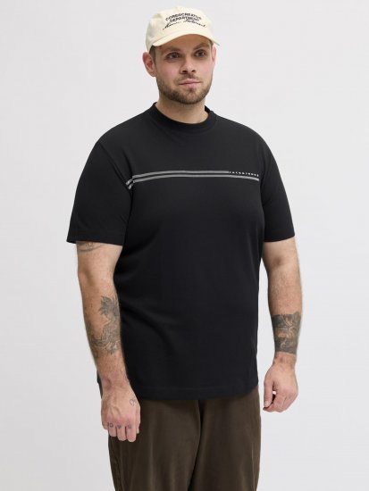 Jack & Jones Cofusion T-Shirt Black - T-särgid - Suured T-särgid 2XL – 14XL